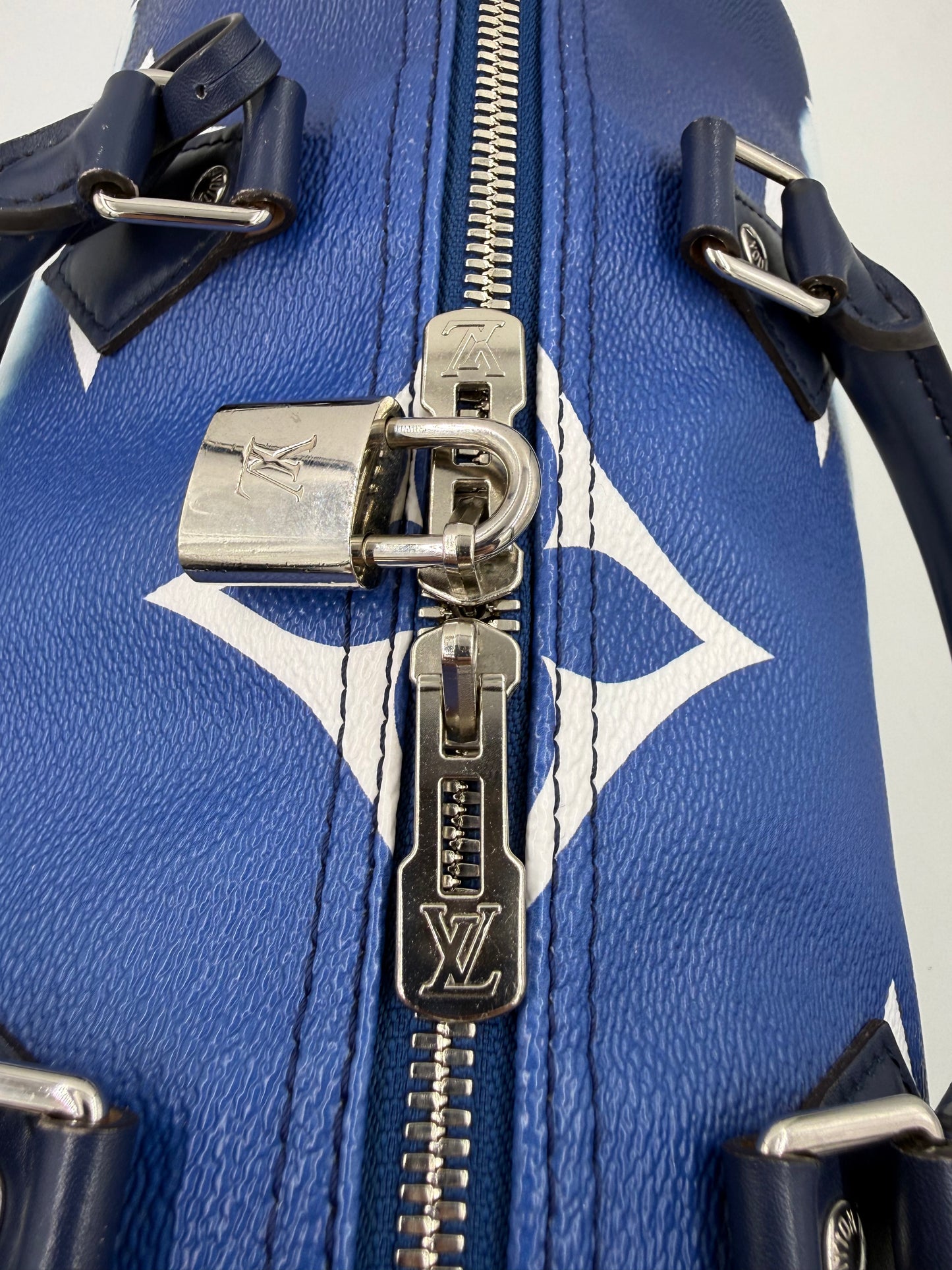 LOUIS VUITTON Speedy 30 Escale Bleu