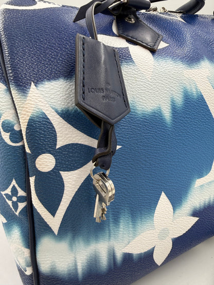 LOUIS VUITTON Speedy 30 Escale Bleu