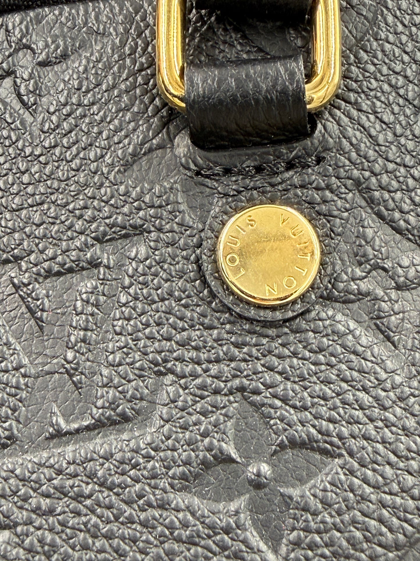 LOUIS VUITTON Mazarine PM Monogram Empreinte schwarz