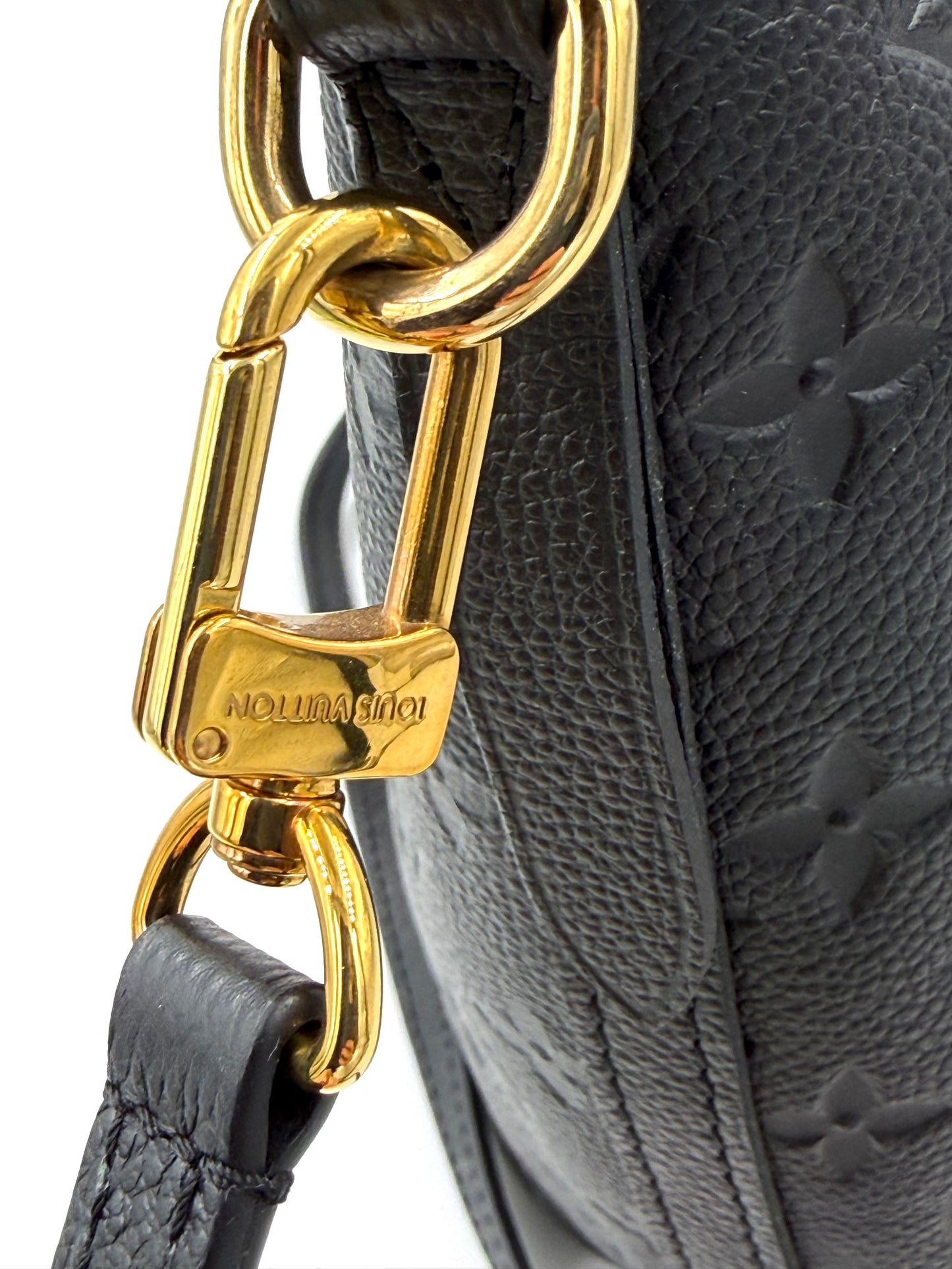 LOUIS VUITTON Mazarine PM Monogram Empreinte schwarz