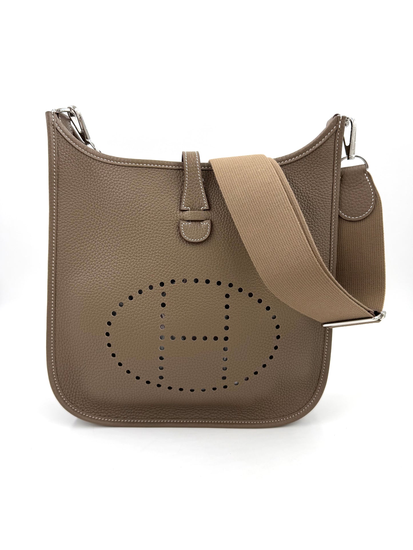 HERMÈS Evelyne 29 Clemence Etoupe PHW