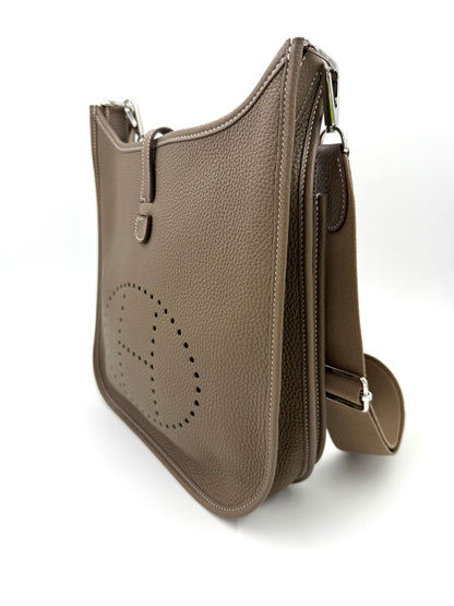 HERMÈS Evelyne 29 Clemence Etoupe PHW