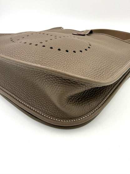 HERMÈS Evelyne 29 Clemence Etoupe PHW