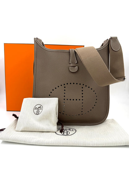 HERMÈS Evelyne 29 Clemence Etoupe PHW