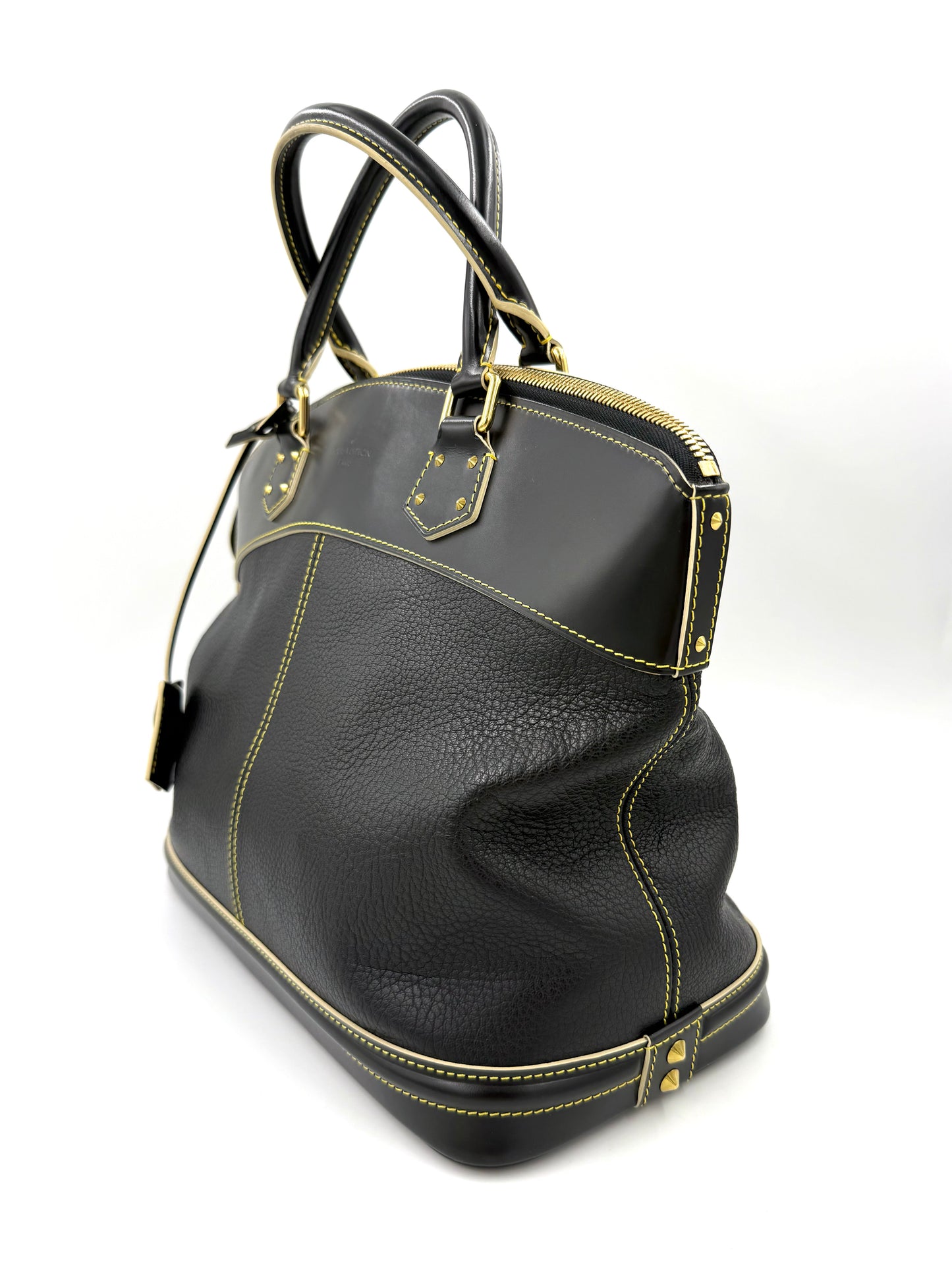 LOUIS VUITTON Lockit MM Suhali noir