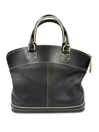 LOUIS VUITTON Lockit MM Suhali noir
