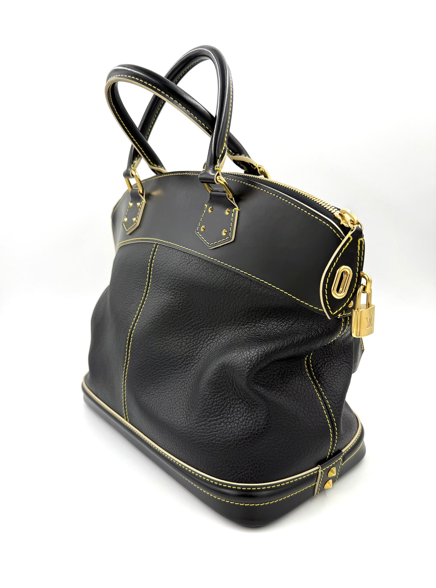 LOUIS VUITTON Lockit MM Suhali noir