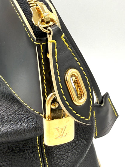 LOUIS VUITTON Lockit MM Suhali noir
