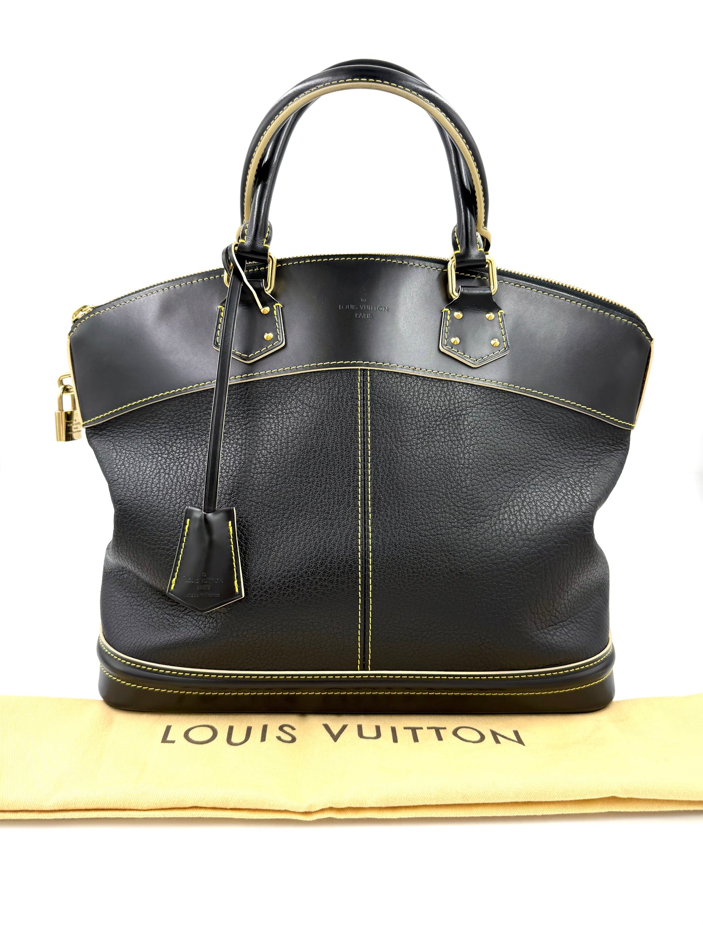 LOUIS VUITTON Lockit MM Suhali noir