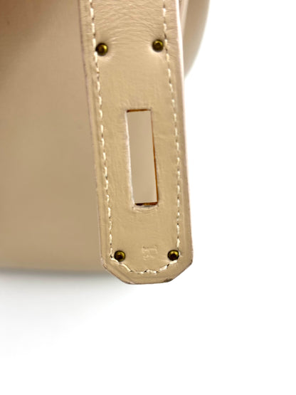 HERMÈS Kelly 28 Swift Etoupe GHW