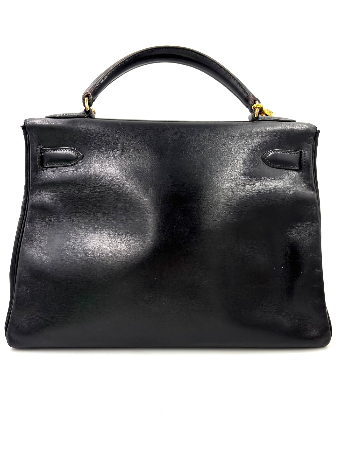 HERMÈS Vintage Kelly 32 schwarz GHW