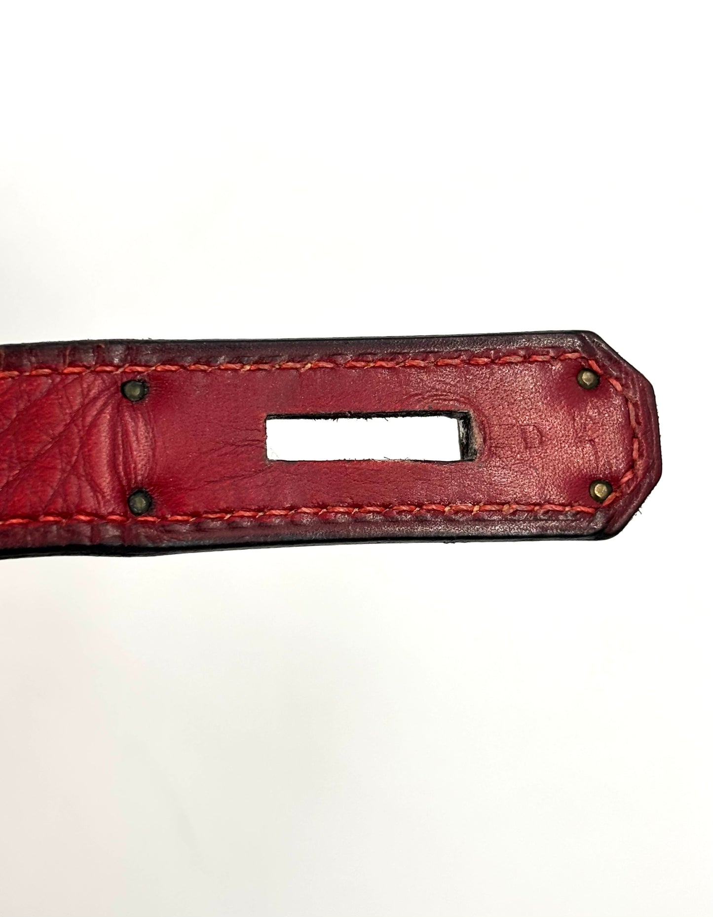 HERMÈS Vintage Kelly 28 rouge GHW
