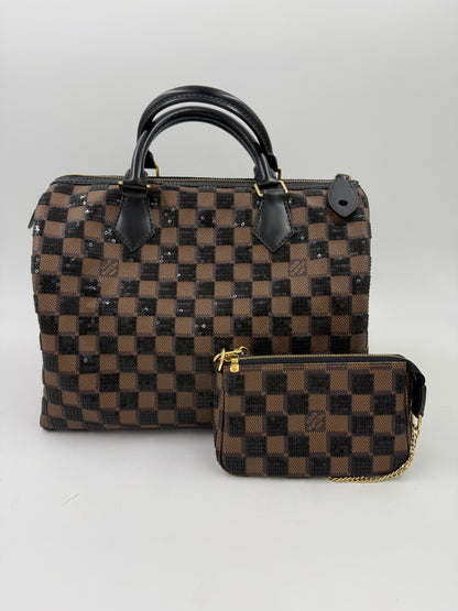 LOUIS VUITTON Speedy 30 Damier Pail inkl. Mini Pouch