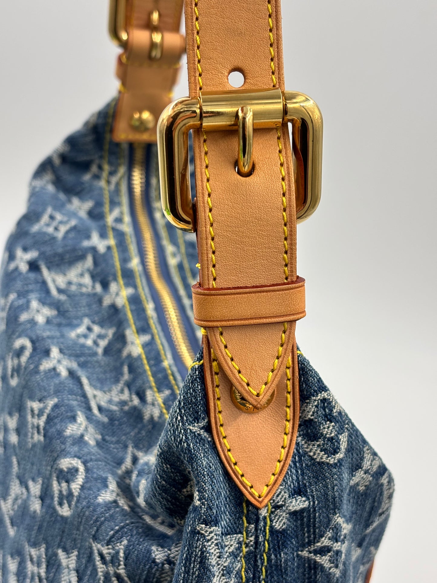 LOUIS VUITTON Baggy Monogram Denim blau