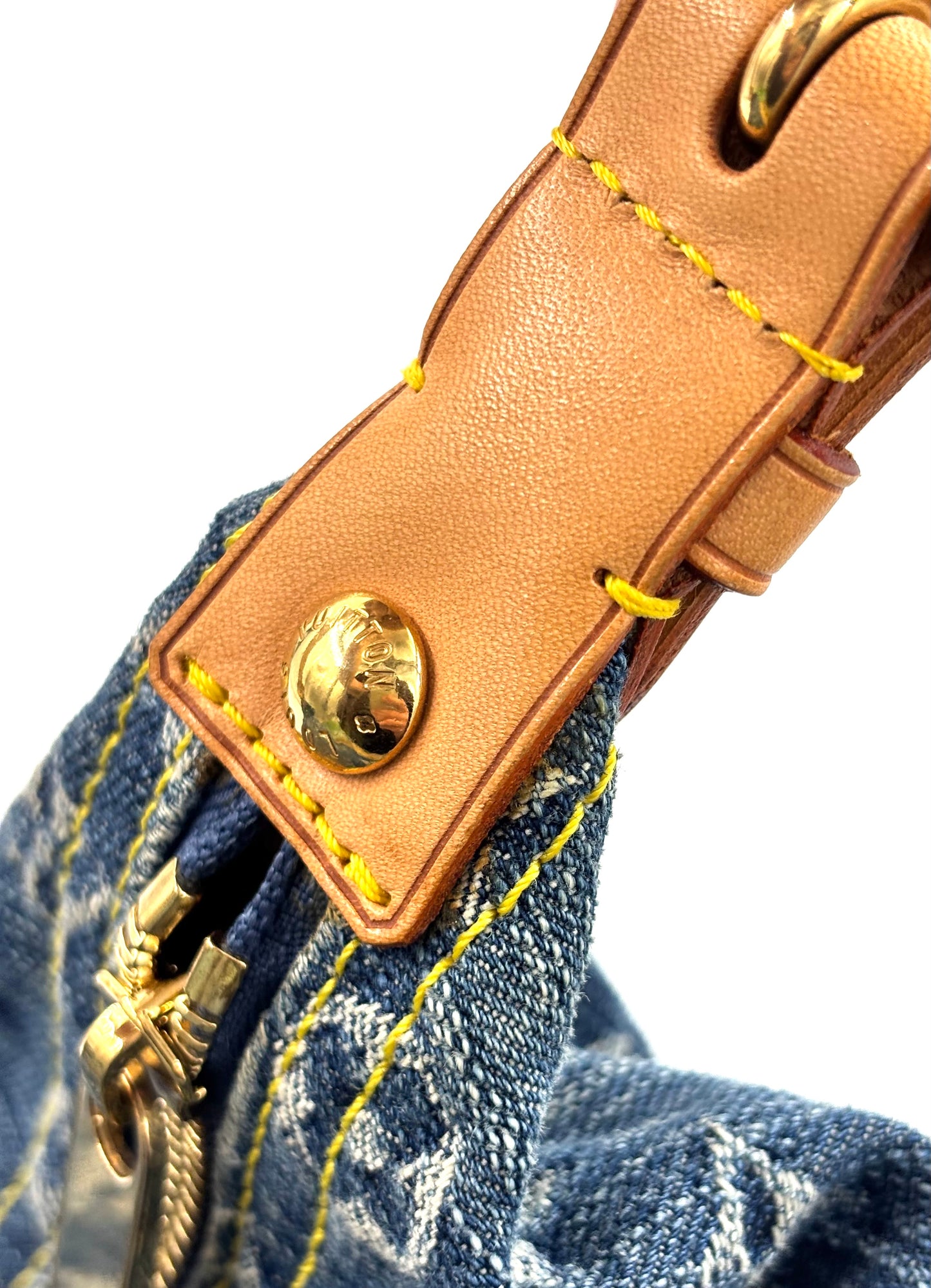 LOUIS VUITTON Baggy Monogram Denim blau