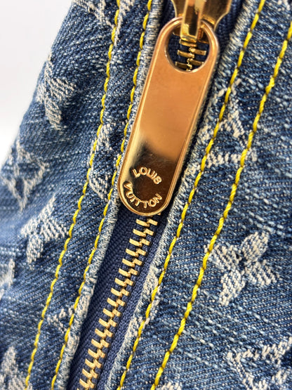 LOUIS VUITTON Baggy Monogram Denim blau