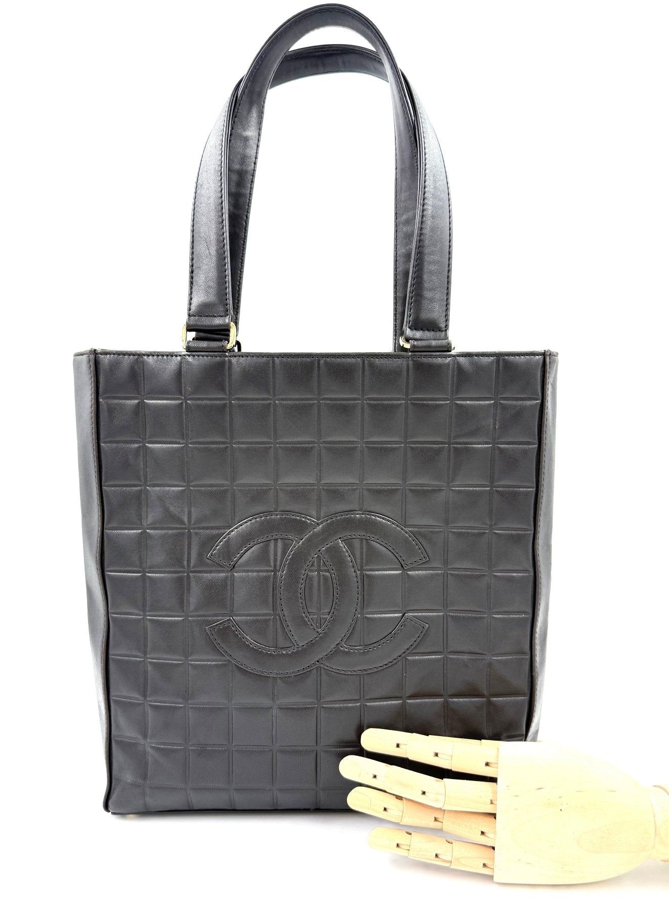 CHANEL Sac Plat Chocolate Bar schwarz Lammleder - Clutch & Macarons - 6913772 - Clutch & Macarons - 