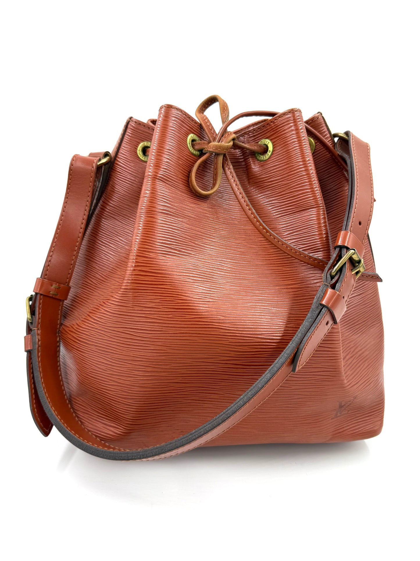 LOUIS VUITTON Noe petit Epi cognac