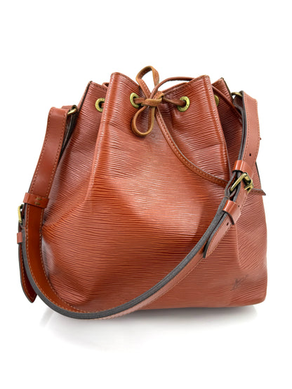 LOUIS VUITTON Noe petit Epi cognac