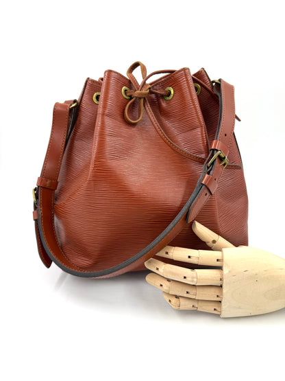 LOUIS VUITTON Noe petit Epi cognac