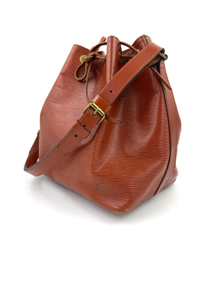 LOUIS VUITTON Noe petit Epi cognac
