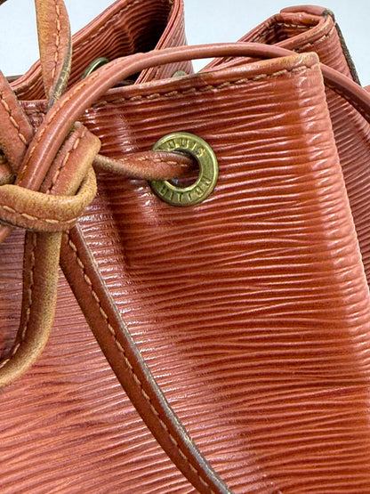 LOUIS VUITTON Noe petit Epi cognac