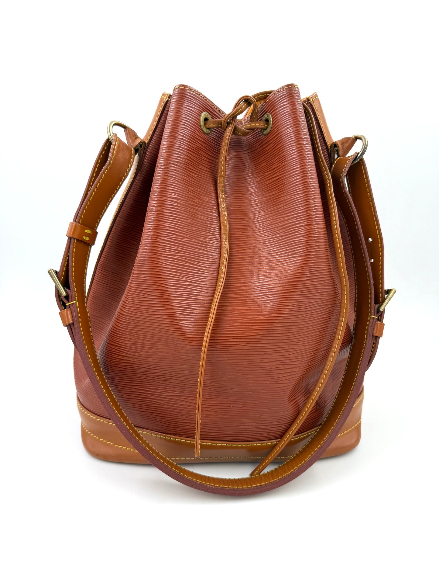 LOUIS VUITTON Noe grande Epi Bicolor cognac