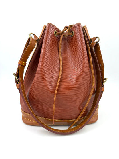 LOUIS VUITTON Noe grande Epi Bicolor cognac