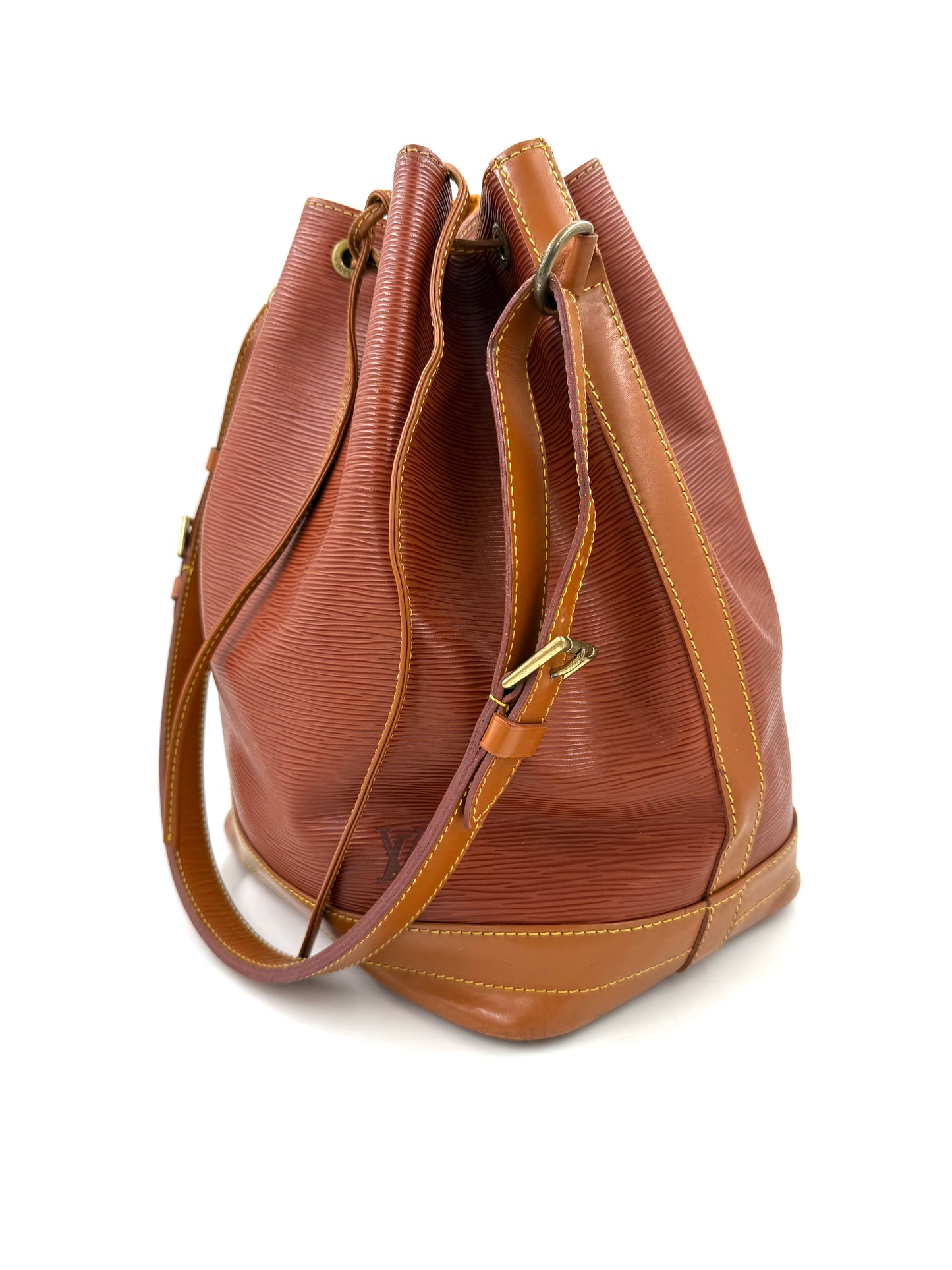 LOUIS VUITTON Noe grande Epi Bicolor cognac