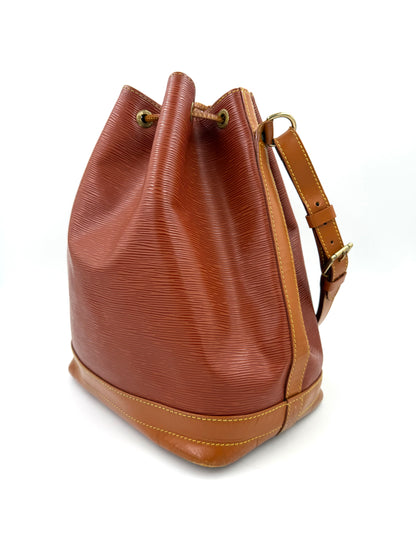 LOUIS VUITTON Noe grande Epi Bicolor cognac