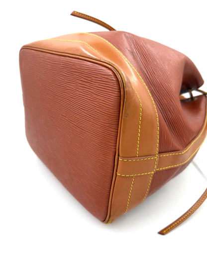 LOUIS VUITTON Noe grande Epi Bicolor cognac