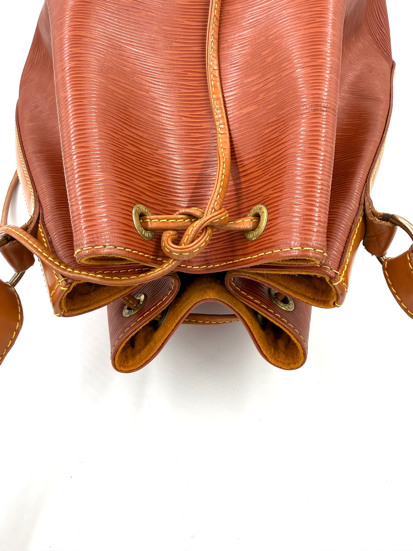 LOUIS VUITTON Noe grande Epi Bicolor cognac