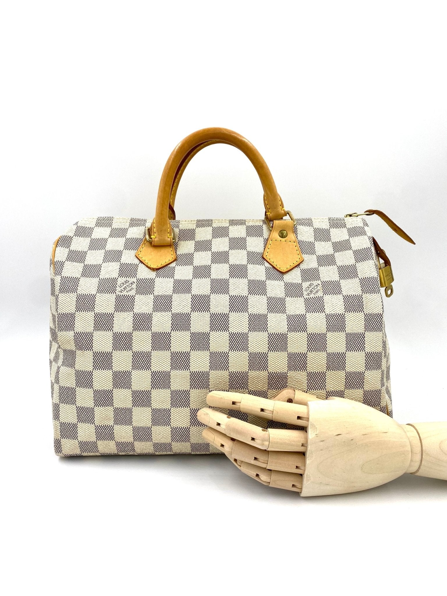 LOUIS VUITTON Speedy 30 Damier azur - Clutch & Macarons - SP2097 - Clutch & Macarons - 