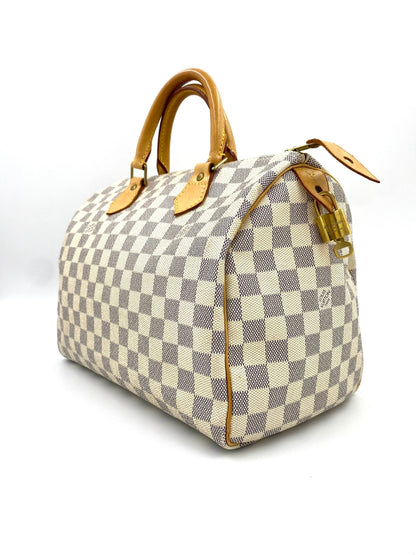 LOUIS VUITTON Speedy 30 Damier azur - Clutch & Macarons - SP2097 - Clutch & Macarons - 