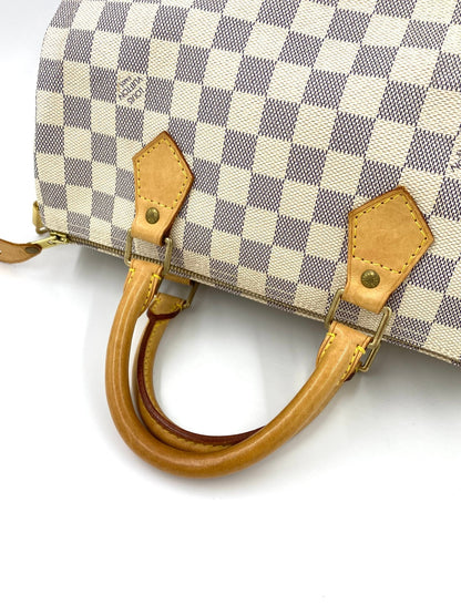 LOUIS VUITTON Speedy 30 Damier azur - Clutch & Macarons - SP2097 - Clutch & Macarons - 