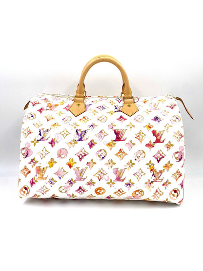 LOUIS VUITTON Speedy 35 Watercolor Aquarell - Clutch & Macarons - SP2018 - Clutch & Macarons - 