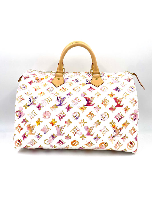 LOUIS VUITTON Speedy 35 Watercolor Aquarell