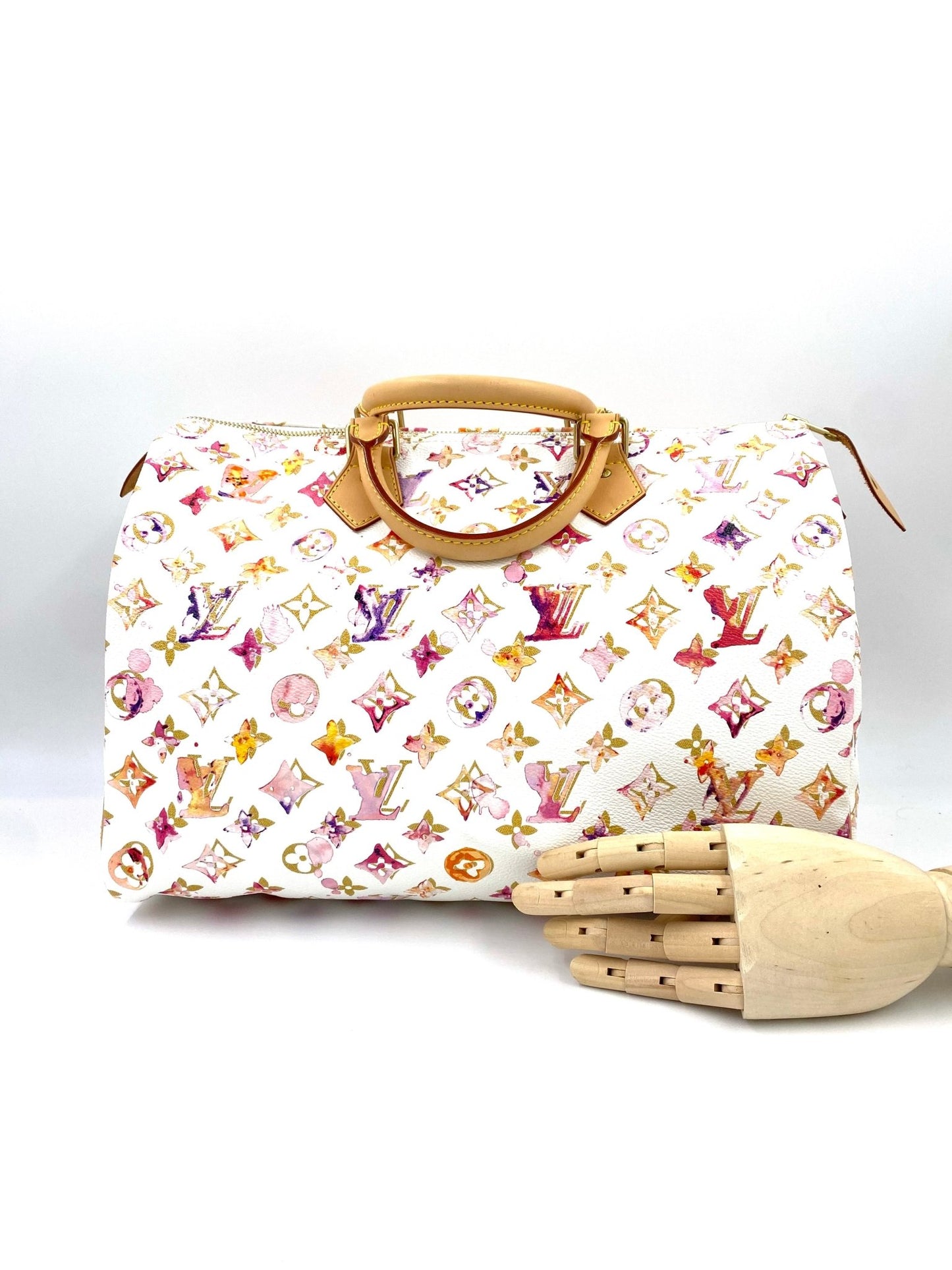 LOUIS VUITTON Speedy 35 Watercolor Aquarell - Clutch & Macarons - SP2018 - Clutch & Macarons - 