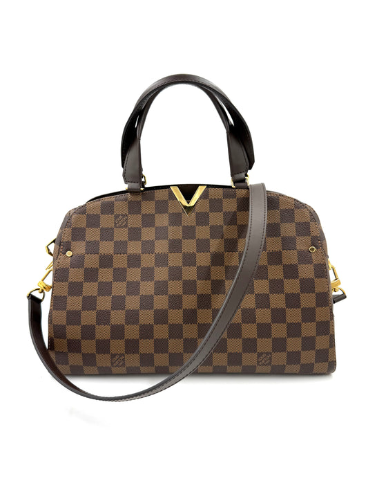 LOUIS VUITTON Kensington Bowling Bag Damier Ebene