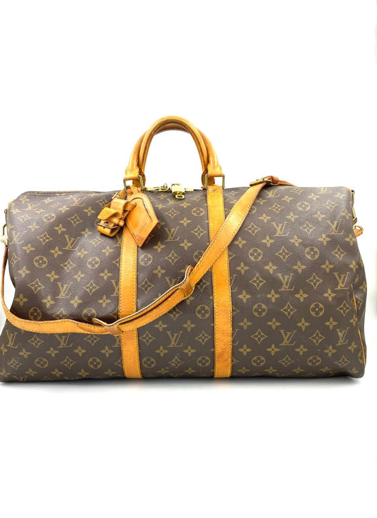 LOUIS VUITTON Keepall 55 Bandouliere Monogram Canvas - Clutch & Macarons - SP0911 - Clutch & Macarons - 