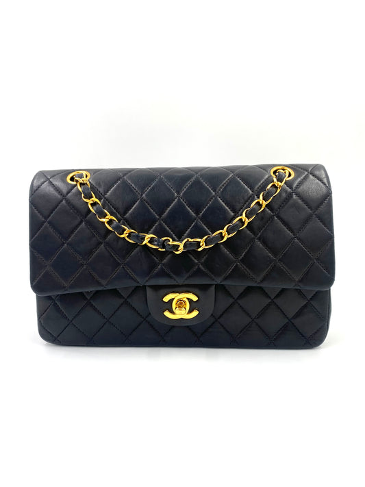 Chanel Timeless Double Flap Bag schwarz