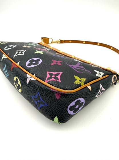 LOUIS VUITTON Pochette Accessoires Multicolor x Murakami