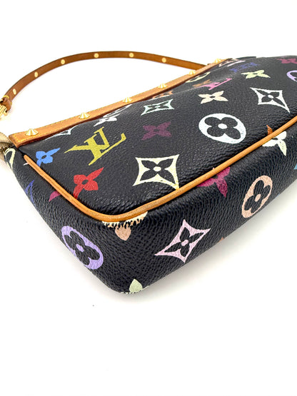 LOUIS VUITTON Pochette Accessoires Multicolor x Murakami