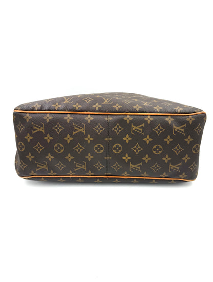 Louis Vuitton Delightful MM Monogram Canvas Tasche mit klassischem Muster und robuster, pflegeleichter Oberfläche.
