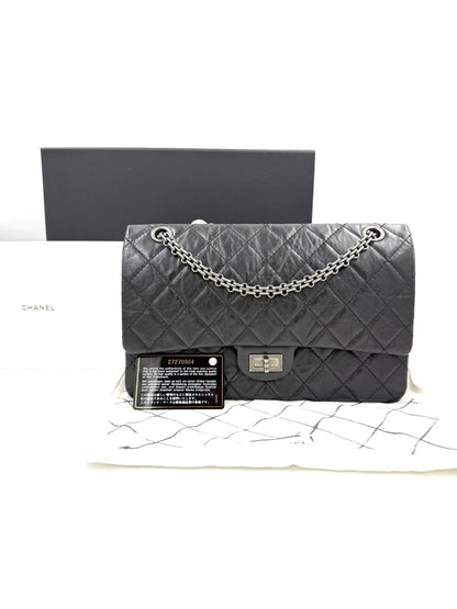 CHANEL 2.55 Double Flap schwarz SHW - Clutch & Macarons - 27270904 - Clutch & Macarons - 