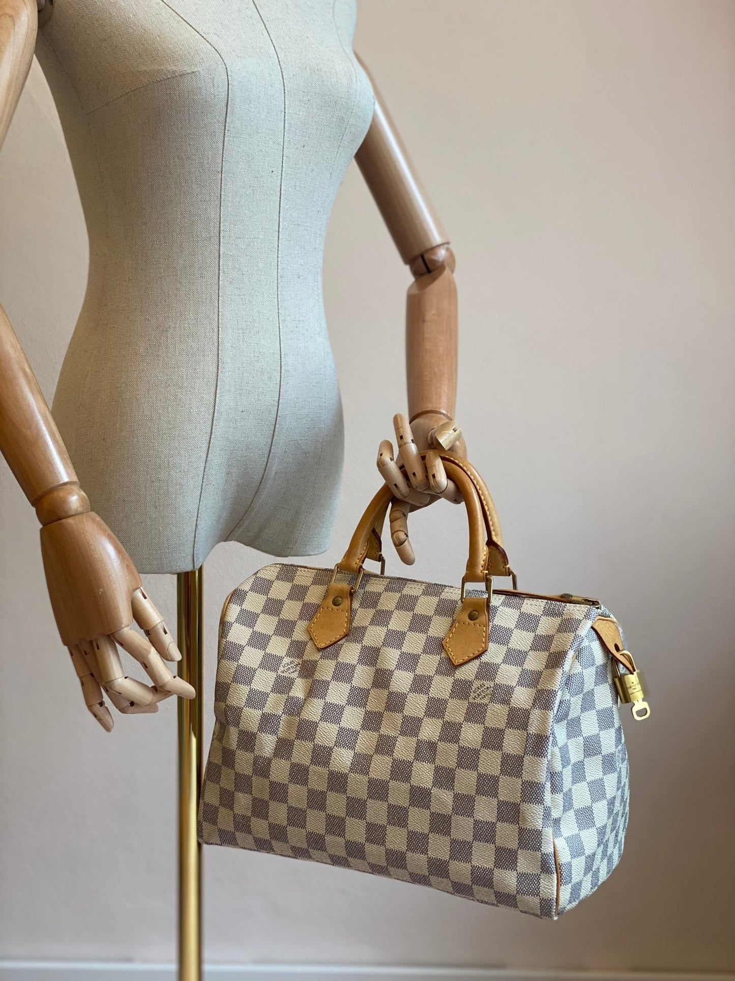 LOUIS VUITTON Speedy 30 Damier azur - Clutch & Macarons - SP2097 - Clutch & Macarons - 