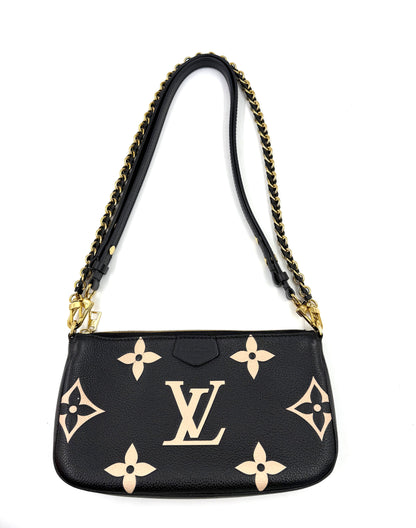 LOUIS VUITTON Multi Pochette Bicolor