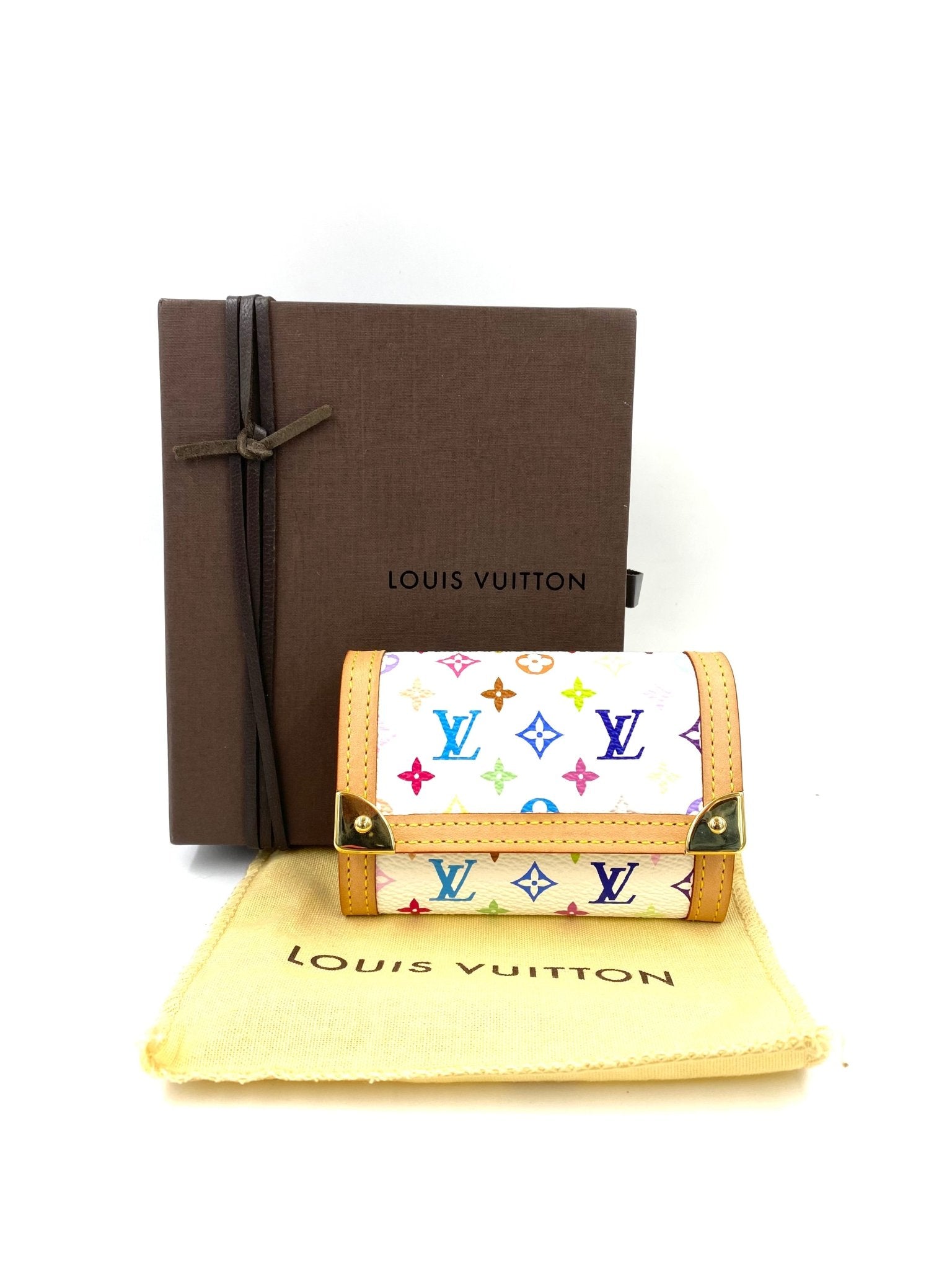 LOUIS VUITTON Wallet White Monogram Multicolor Murakami - Clutch & Macarons - MI0035 - Clutch & Macarons - 