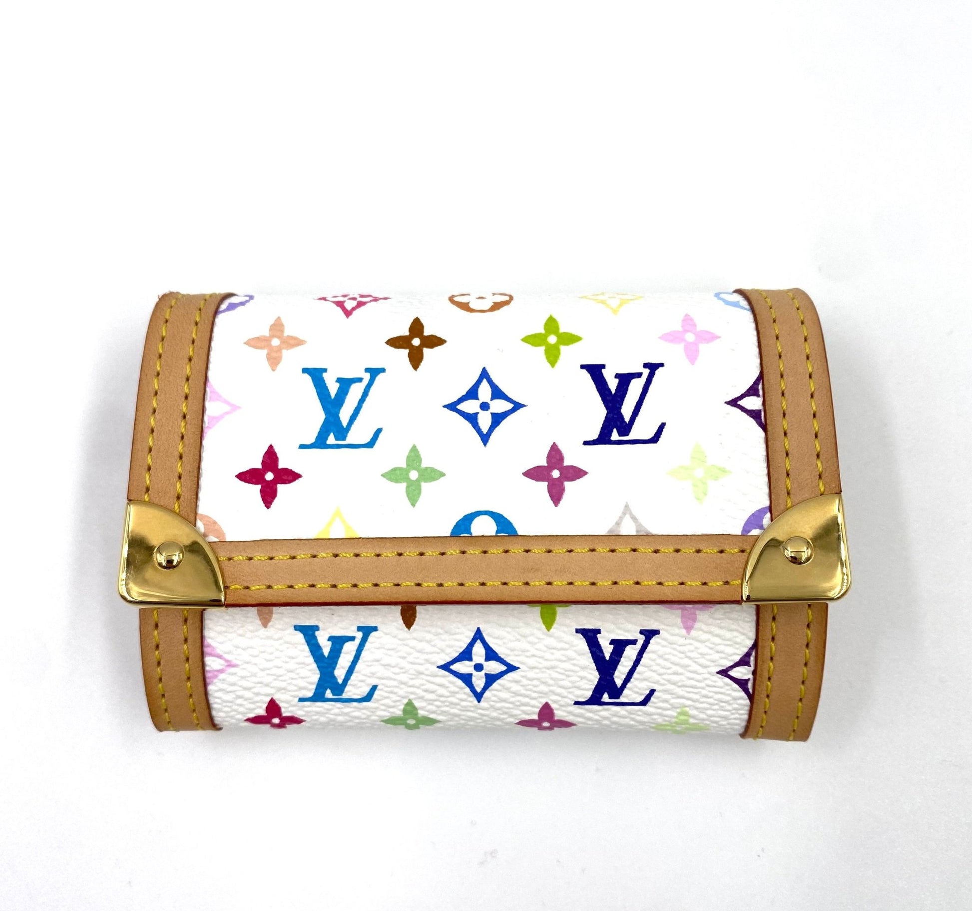 LOUIS VUITTON Wallet White Monogram Multicolor Murakami - Clutch & Macarons - MI0035 - Clutch & Macarons - 