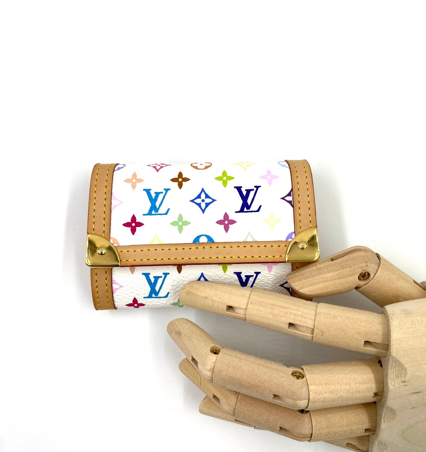 LOUIS VUITTON Wallet White Monogram Multicolor Murakami - Clutch & Macarons - MI0035 - Clutch & Macarons - 